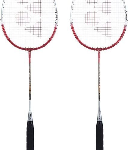 61ciJvVJghL._AC_SX425_.jpg Yonex ZR 100 Light Aluminium Badminton Racquet with Full Cover Set of 2 Made in India