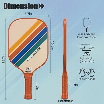 Pickleball Paddles Set of 2 4 Pickleball RacketsUSAPA