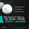 PRO SPIN Ping Pong Balls 3Star Premium White Table Tennis Balls HighPerformance 40+ ABS Professional Quality Ultimate Durability