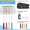 81cfknVR5bS._AC_SX425_.jpg Badminton Racquets Set Professional Badminton Rackets Lightweight4 Pack2 Pack Carbon Fiber 3 Feather Shuttlecocks with Protect Case Overgripfor BeginnersAdvanced Players